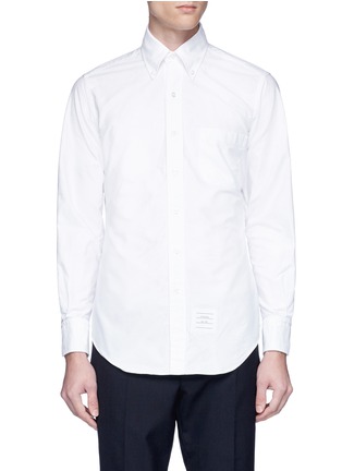 Main View - Click To Enlarge - THOM BROWNE  - Patch pocket shirt