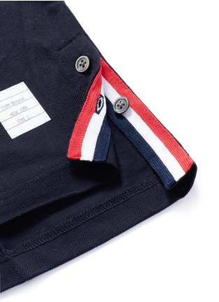 Detail View - Click To Enlarge - THOM BROWNE  - Stripe pocket polo shirt