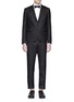 Main View - Click To Enlarge - THOM BROWNE  - Wool twill tuxedo suit and bow tie set