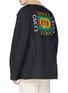 Back View - Click To Enlarge - GUCCI - Logo print padded cotton parka