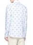 Back View - Click To Enlarge - GUCCI - Bee star print stripe shirt