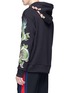 Back View - Click To Enlarge - GUCCI - Logo dragon appliqué hoodie