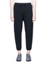 Main View - Click To Enlarge - PARTICLE FEVER - Mesh stripe outseam jogging pants