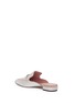 Detail View - Click To Enlarge - PEDDER RED - Strass pavé suede slide loafers