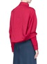 Back View - Click To Enlarge - SIRLOIN - 'Bukko' asymmetric inverted sleeve sweatshirt