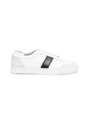 Main View - Click To Enlarge - AXEL ARIGATO - 'Dunk' contrast stripe leather sneakers