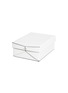 Main View - Click To Enlarge - PINETTI - Origami small leather box – White