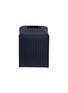 Main View - Click To Enlarge - PINETTI - Woven leather square tissue box – Navy