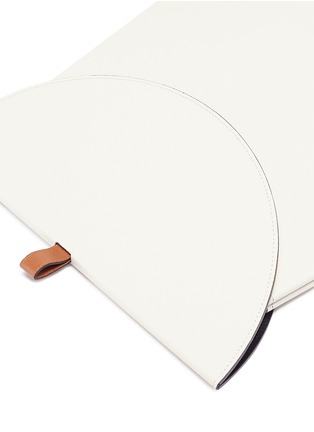 Detail View - Click To Enlarge - PINETTI - Liverpool medium leather folding table – Cream