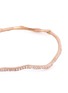Detail View - Click To Enlarge - ANYALLERIE - 'Entwined' diamond 18k rose gold bangle