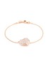 Main View - Click To Enlarge - ANYALLERIE - 'Rose Petal' diamond 18k rose gold bracelet