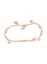 Figure View - Click To Enlarge - ANYALLERIE - 'Entwined' diamond 18k rose gold branch bangle