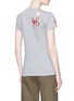 Back View - Click To Enlarge - VALENTINO GARAVANI - Embellished butterfly appliqué T-shirt
