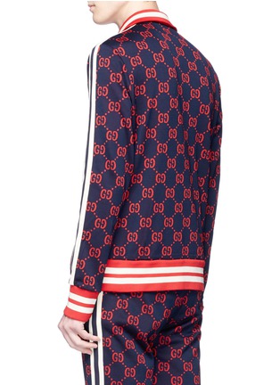 Back View - Click To Enlarge - GUCCI - 'GG Supreme' jacquard track jacket