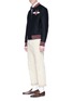 Figure View - Click To Enlarge - GUCCI - Bee appliqué wool bomber jacket