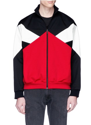 Main View - Click To Enlarge - MAISON MARGIELA - Colourblock track jacket