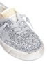 Detail View - Click To Enlarge - GOLDEN GOOSE - 'California' glitter coated leather toddler sneakers