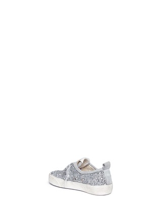 Figure View - Click To Enlarge - GOLDEN GOOSE - 'California' glitter coated leather toddler sneakers