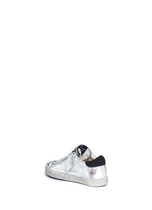 Figure View - Click To Enlarge - GOLDEN GOOSE - 'Superstar' laminated leather toddler sneakers