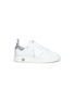 Main View - Click To Enlarge - GOLDEN GOOSE - 'Starter' glitter collar leather kids sneakers