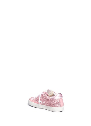 Figure View - Click To Enlarge - GOLDEN GOOSE - 'Superstar' glitter coated leather toddler sneakers