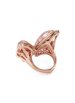 Figure View - Click To Enlarge - STEPHEN WEBSTER - 'Crystal Haze' diamond crystal 18k rose gold ring
