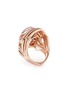 Figure View - Click To Enlarge - STEPHEN WEBSTER - 'Crystal Haze' diamond crystal 18k rose gold cutout ring