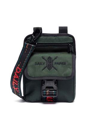Main View - Click To Enlarge - DAILY PAPER - Twill crossbody passport bag