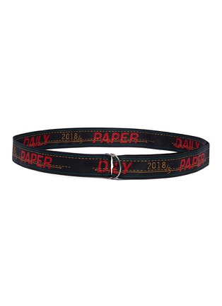 Main View - Click To Enlarge - DAILY PAPER - Logo embroidered D-ring belt