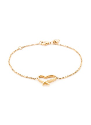 Main View - Click To Enlarge - STEPHEN WEBSTER - 'Neon Heart' 18k yellow gold charm bracelet
