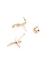 Detail View - Click To Enlarge - STEPHEN WEBSTER - 'Neon Love and Kiss' 18k yellow gold mismatched drop earrings