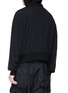 Back View - Click To Enlarge - BEN TAVERNITI UNRAVEL PROJECT  - Logo print hooded windbreaker jacket