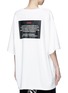 Back View - Click To Enlarge - GROUND ZERO - 'Complex Diva' slogan graphic print oversized T-shirt