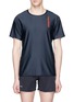 Main View - Click To Enlarge - THE UPSIDE - 'Mean' logo print mesh T-shirt