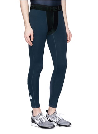 Front View - Click To Enlarge - THE UPSIDE - 'John' logo waistband compression leggings