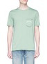 Main View - Click To Enlarge - MAISON MARGIELA - 'Atelier 75011' print mock chest pocket T-shirt
