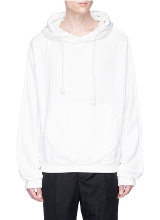 Main View - Click To Enlarge - MAISON MARGIELA - Terry panel hoodie