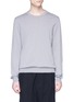Main View - Click To Enlarge - MAISON MARGIELA - Leather elbow patch cotton sweater
