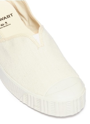 Detail View - Click To Enlarge - SPALWART - 'Special' linen skate slip-ons