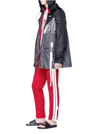 Figure View - Click To Enlarge - PALM ANGELS - Stripe sleeve track jacket