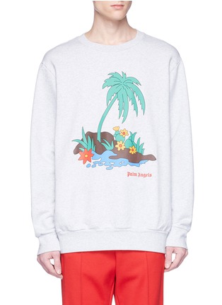 Main View - Click To Enlarge - PALM ANGELS - 'Palm Island' print sweatshirt