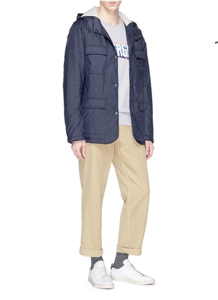 Figure View - Click To Enlarge - ECOALF - 'Harry' padded hooded jacket