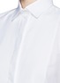 Detail View - Click To Enlarge - VALENTINO GARAVANI - Bib peplum cotton dress shirt