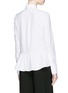 Back View - Click To Enlarge - VALENTINO GARAVANI - Bib peplum cotton dress shirt