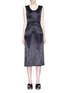 Main View - Click To Enlarge - HELMUT LANG - Ruched satin dress