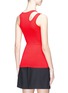 Back View - Click To Enlarge - HELMUT LANG - Slashed cutout seamless tank top