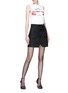 Figure View - Click To Enlarge - HELMUT LANG - Mini blazer skirt