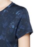 Detail View - Click To Enlarge - VALENTINO GARAVANI - 'Camubutterfly Noir' print T-shirt