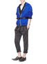 Figure View - Click To Enlarge - HAIDER ACKERMANN - Mandarin collar twill shirt