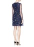 VALENTINO - Cosmos mirror embroidery tulle dress